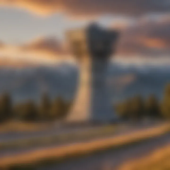 Air traffic control tower at Rocky Mountain Metropolitan Airport