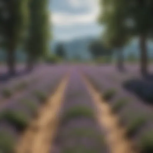 Fields of lavender in Rogue Valley