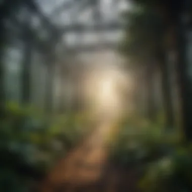 The Intricacies of the Greenhouse Effect Illustration depicting the greenhouse effect