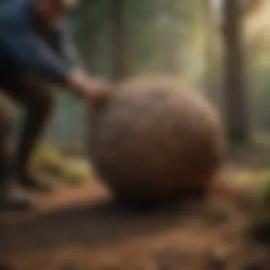 Root Ball Preparation for Large Tree