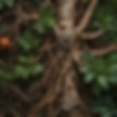 Diverse Medicinal Roots Close-up of diverse medicinal roots showcasing their textures and colors