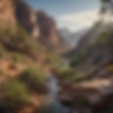 Unforgiving Terrain of Grand Canyon Rugged Terrain of Grand Canyon