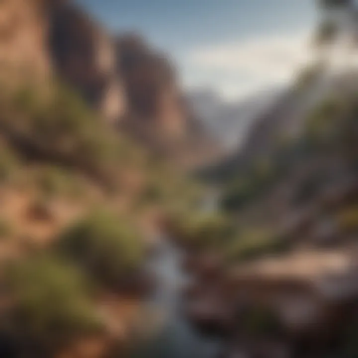 Unforgiving Terrain of Grand Canyon Rugged Terrain of Grand Canyon