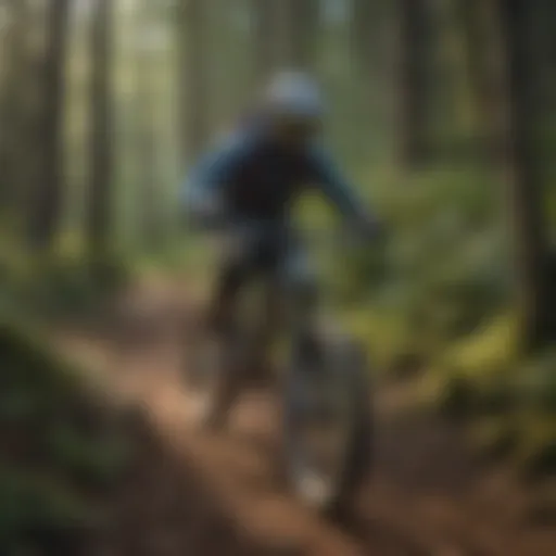 Rugged Terrain on Hiawatha Mountain Bike Trail