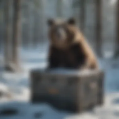 Safe practices for using bear proof ice chests