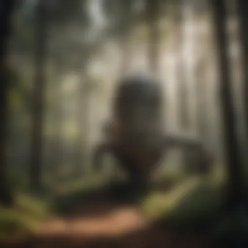 Sand Filter Extractor in Lush Forest Setting