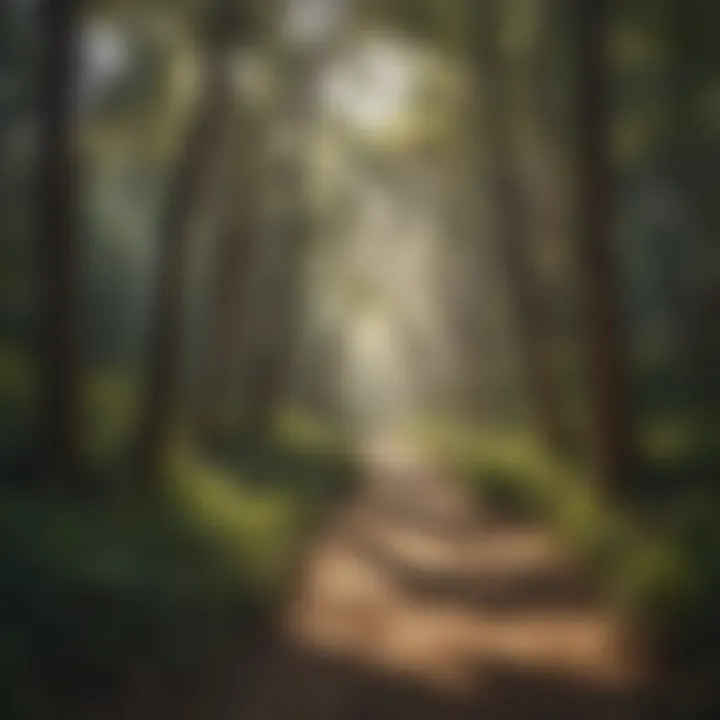 Hiking trail at Santa Barbara KOA Campground