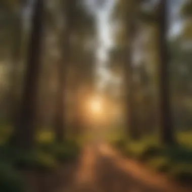 Sunset over Santa Barbara KOA Campground