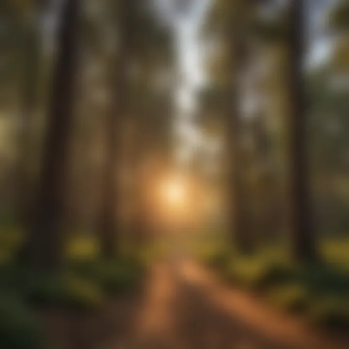 Sunset over Santa Barbara KOA Campground