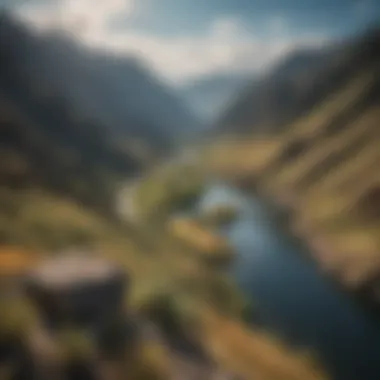 Panoramic Vistas of Hells Canyon Scenic Canyon Overlook
