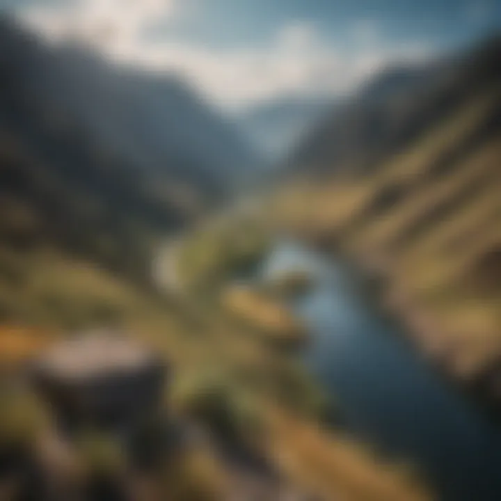 Panoramic Vistas of Hells Canyon Scenic Canyon Overlook