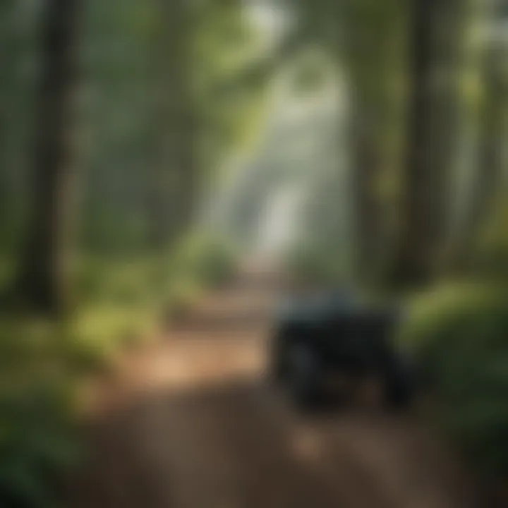 Scenic Forest Trail in Indiana