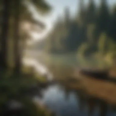 Picturesque Lakeside Camping Lakeside Beauty