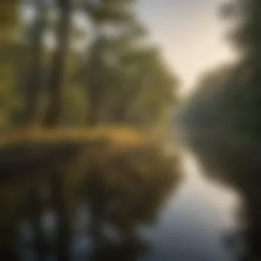Picturesque Mississippi Delta Region Scenic Landscape of Mississippi Delta Region
