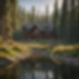 Scenic Mountain Home, Idaho landscape