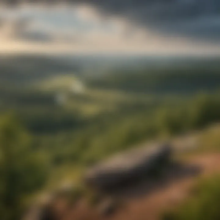 Scenic Overlook of Iowa Valley