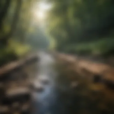 Scenic River Crossing on the Appalachian Trail