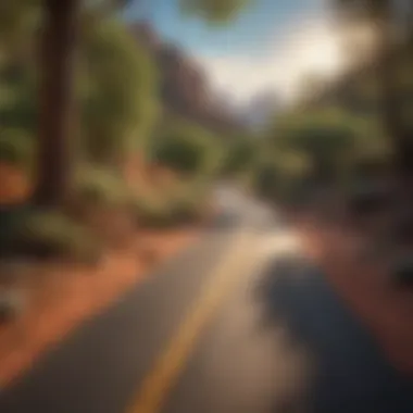 Enchanting Pathway to Sedona Destination Scenic Road Leading to Sedona, Arizona