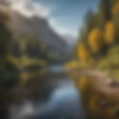 Scenic view from Snake River RV Park