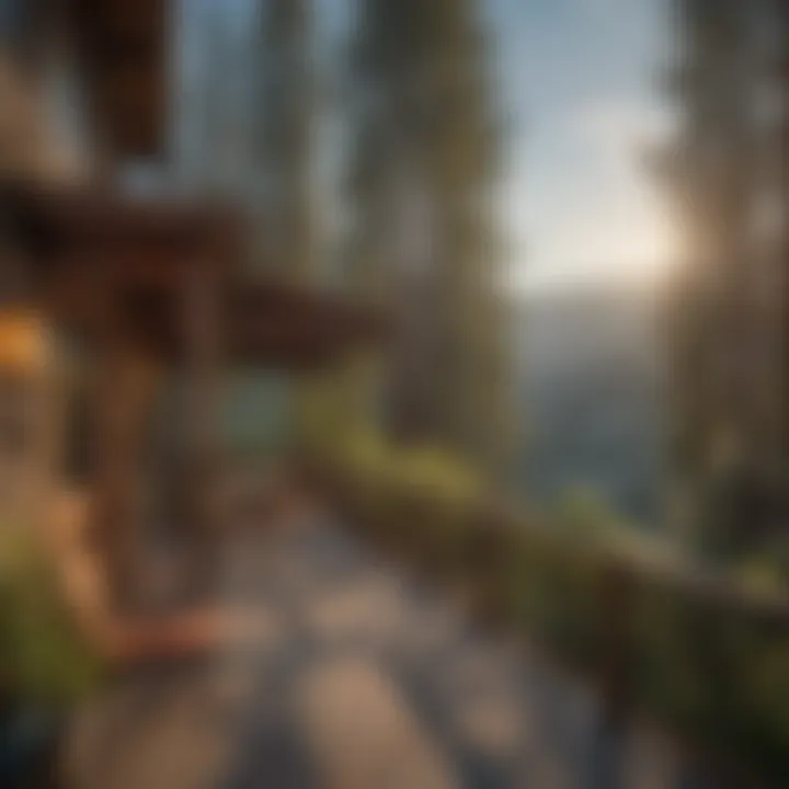 Scenic Views from Sequoia Inn's Terrace Scenic Views from Sequoia Inn's Terrace