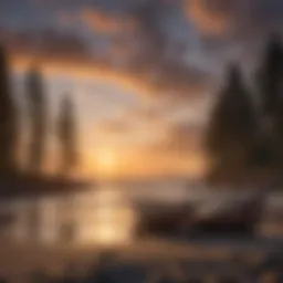 Seaside Sunset View from Best Western Port Orford