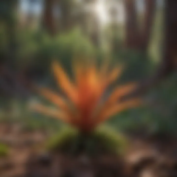 Close-up of unique plant species found in Sedona's forests