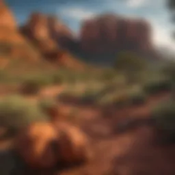 Majestic Red Rock Formations in Sedona