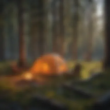 Tranquil Wilderness Camping Experience Serene Backcountry Camping in Yellowstone