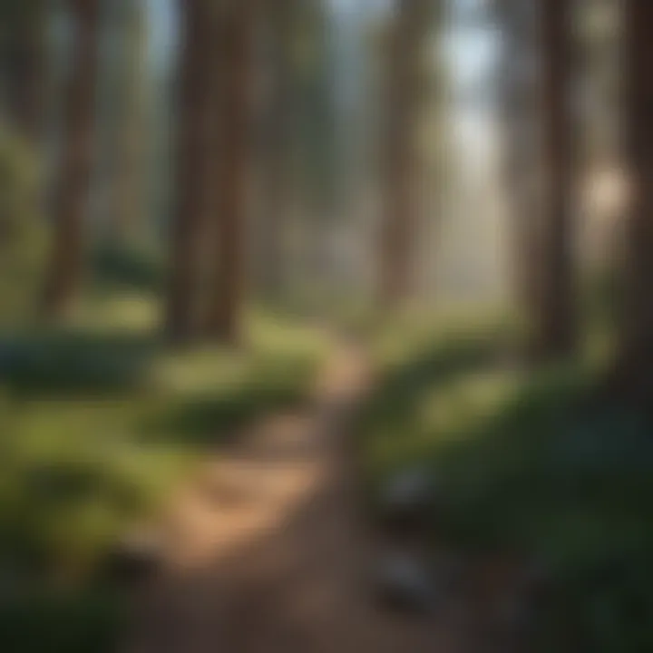 Hiking Trail With Panoramic Views