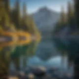 Majestic Peaks Reflecting in Azure Waters