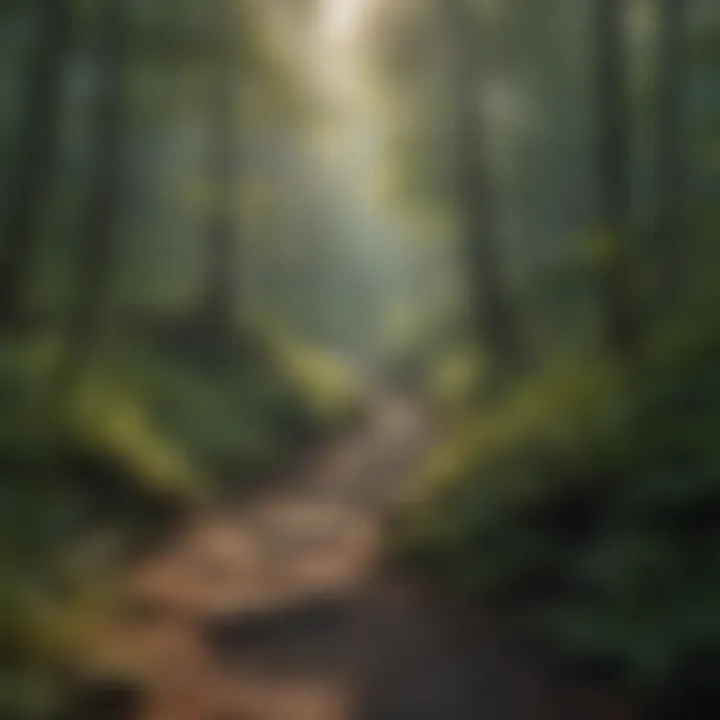 Serene Forest Path in Blackwater Falls State Park