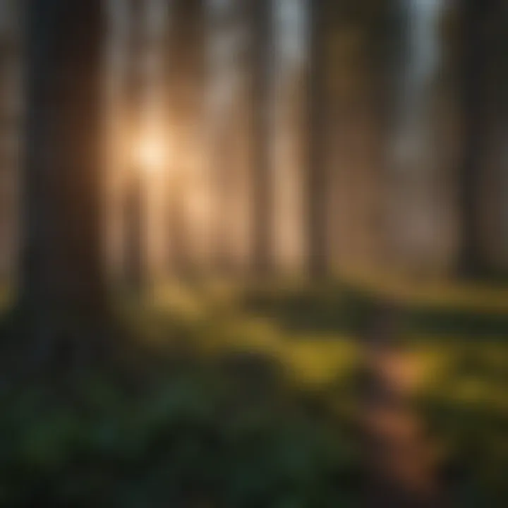 Serene Forest Sunset Serene Forest Sunset