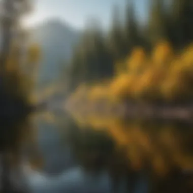 Serene Lake Reflections in Richfield