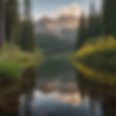 Serene Lakes Serene lakes surrounding Beaver Creek Mountain