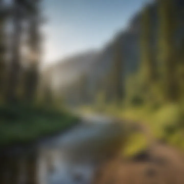 Serene Nature Walks Along Snake River