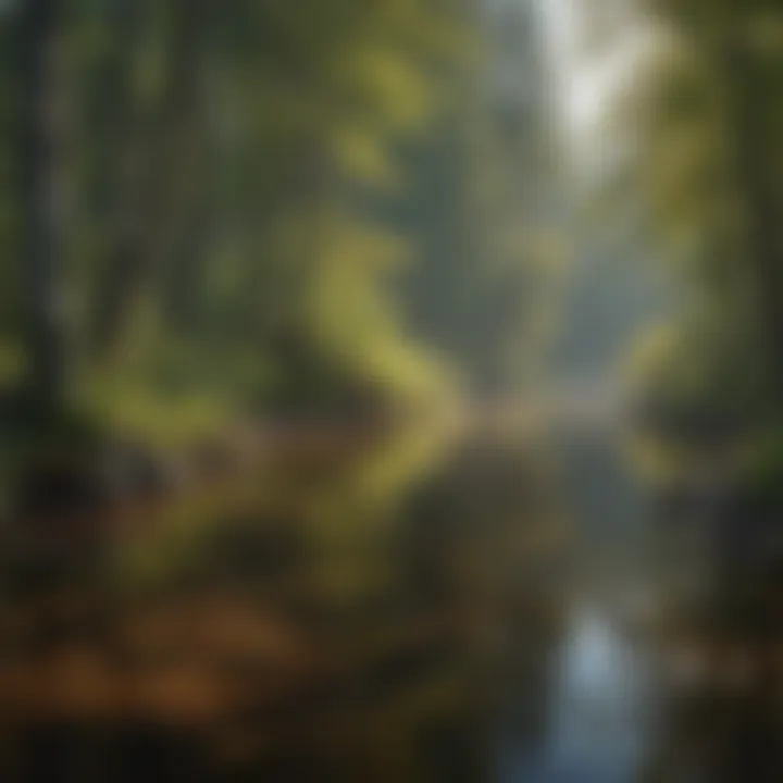 Serenity of the untouched landscapes at Big Lake Reservations