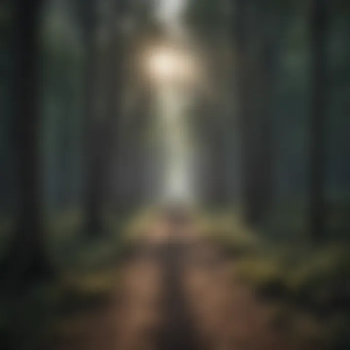 Shadowy specters symbolizing lost lives on the Trail of Tears