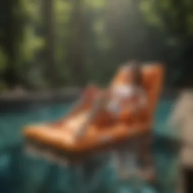 Enhanced Relaxation Enhanced Poolside Relaxation with Sinclair Pool Float Caddy