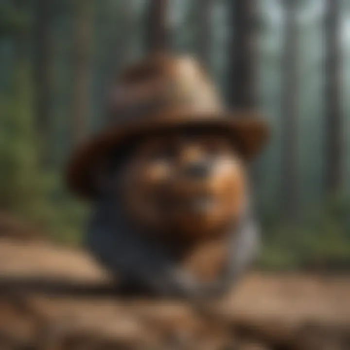 Exquisite Smokey the Bear Enamel Pin Smokey the Bear Enamel Pin