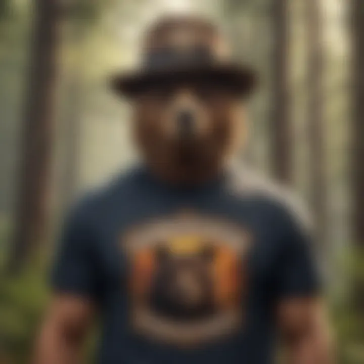 Trendy Smokey the Bear T-shirt Design Smokey the Bear T-shirt Design