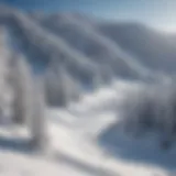 Snow-covered slopes at Wolf Creek Ski Resort