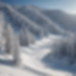 Snow-covered slopes at Wolf Creek Ski Resort