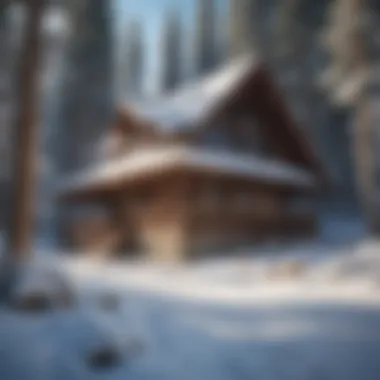 Tranquil Retreat in Snow Summit Lodge Cozy lodge nestled amidst snow-covered trees