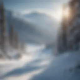 Breathtaking view of the Snow Valley Ski Resort's landscape