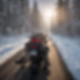 Snowmobile Trail in Munising