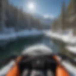Snowmobiling in Lake Tahoe with Spectacular Mountain Views