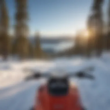 Snowmobiling Excursion Overlooking Lake Tahoe
