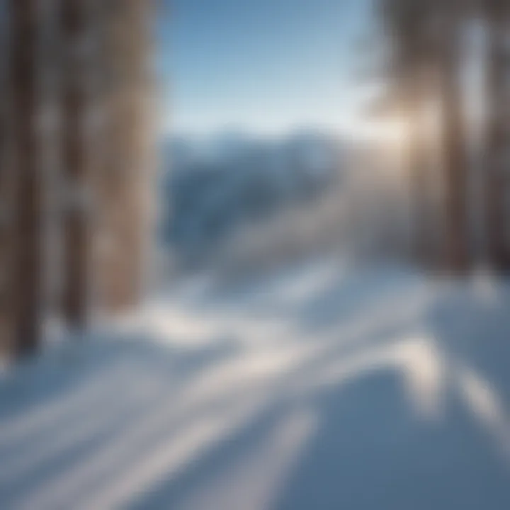 Glistening Snowy Slopes at Snow Summit Ski Resort Snowy Slopes at Snow Summit Ski Resort