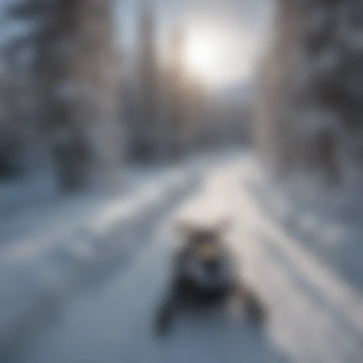 Snowy Trails in Silverthorne