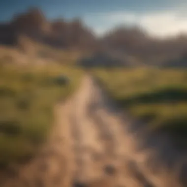 Exploring Badlands National Park: A Hiker's Paradise Visitor enjoying hiking trails in Badlands National Park